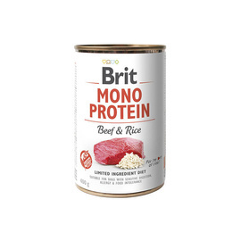 Brit MonoProtein beef&rice karma mokra dla psów wołowina z ryżem 400 g