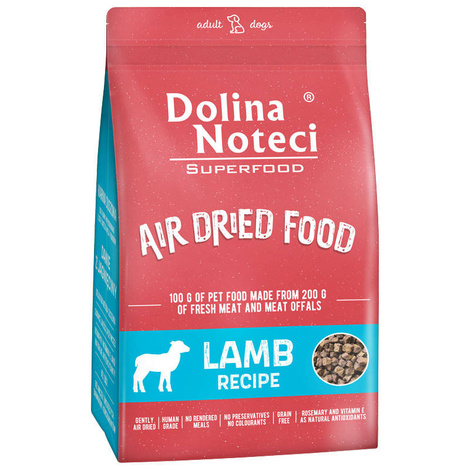 Super Oferta Dolina Noteci Superfood danie z jagnięciny karma suszona dla psa 5 kg