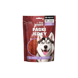 Pan Mięsko przysmak dla psa paski jerky kaczka 100 g