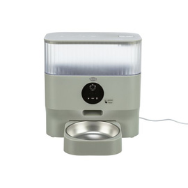 Trixie TX-C Smart Karmidło automatyczne z kamerą podajnik karmy miska dla kota jasnoszara 28 × 30 × 17 cm 5 l