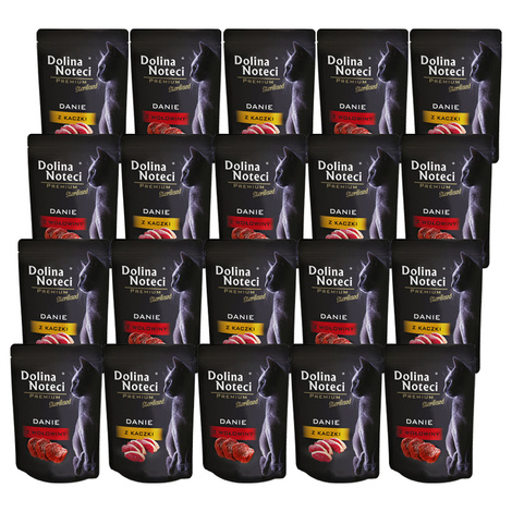  Mokra karma dla kotów sterylizowanych Dolina Noteci Premium Mix dań 20 x 85 g