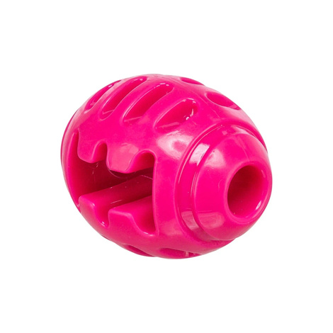 Trixie Soft & Strong Zabawka dla psa różowa piłka rugby 8,5 cm