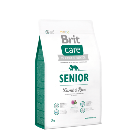 Karma sucha Brit Care Senior Lamb & Rice 3 kg 