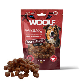 Woolf WildDog Twisties Przysmak dla psa ze strusiem i dorszem 100 g