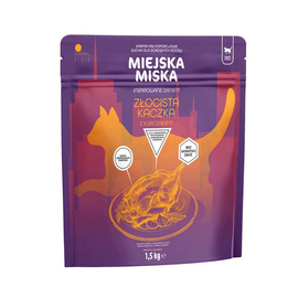 Gaczoo Miejska Miska sucha karma dla kota XS/S Kaczka Pieczona 1,5 kg