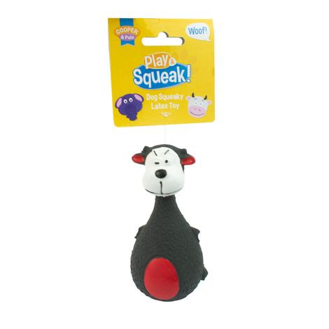 Cooper & Pals Zabawka z piszczałką dla psa czarna owca 35 cm