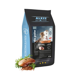 ALKEE karma dla psa kaczka z siemieniem lnianym 12 kg