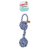 Zolux Gryzak dla psa Hantel z plecionego sznurka Blue Flower 29 cm