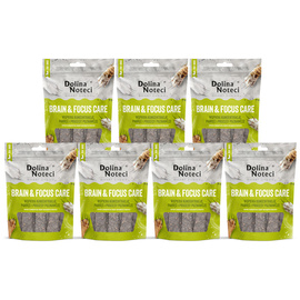 Dolina Noteci Smart Chews Brain & Focus Care Gryzaki funkcjonalne dla psa wspierające pamięć i koncentrację zestaw 7 x 100 g