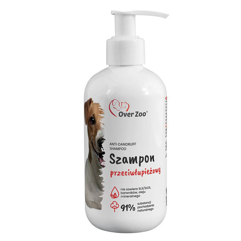 Over Zoo Szampon dla psów przeciwłupieżowy 250 ml