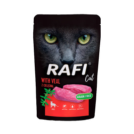 Mokra karma dla kota Rafi Cat Adult z cielęciną 100 g