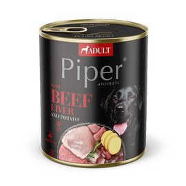 Mokra Karma dla psa Piper Animals z wątróbką wołową i ziemniakiem 800 g