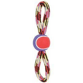 Zabawka sznurowa Zolux z piłką tenisową, ósemka 36 cm