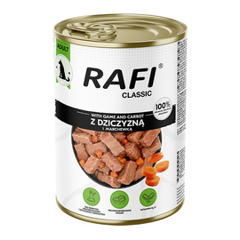 Mokra karma dla psa Rafi Classic z dziczyzną i marchewką 1240 g