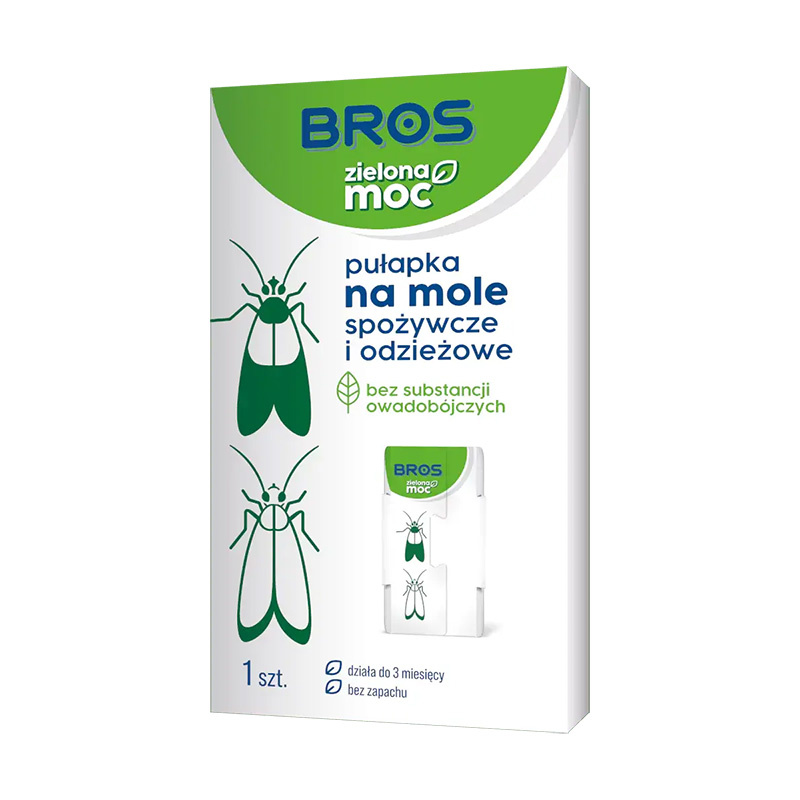 Bros Zielona Moc pułapka na mole spożywcze i odzieżowe