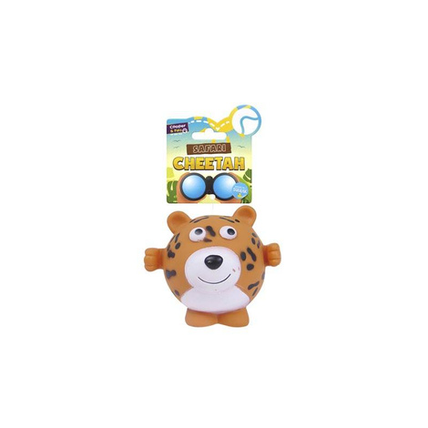 Cooper & Pals Piszcząca zabawka dla psa safari tygrys 10,5 cm