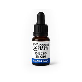 Doggie Taste Olejek CBD 10% + CBG 2% dla dużych psów 10 ml