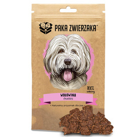 Paka Zwierzaka Chunkies Przysmak dla psa Wołowina 100% 70 g