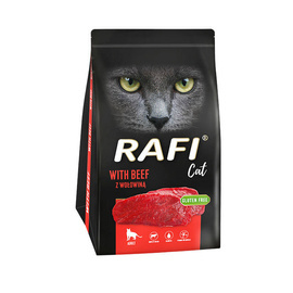 Karma sucha dla kota Rafi Cat z wołowiną 1,5 kg