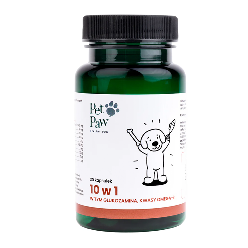 PetPaw Healthy Dog 10w1 Suplement dla psa 30 kapsułek