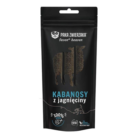 Paka Zwierzaka Kabanosy z jagnięciny 100% mięsa przysmak dla psa 90 g