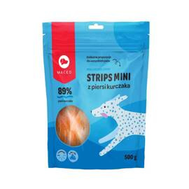 Maced Strips Mini z piersi kurczaka przysmaki dla psa 500 g