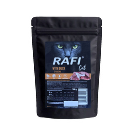 Karma sucha dla kota Rafi Cat z kaczką 100 g
