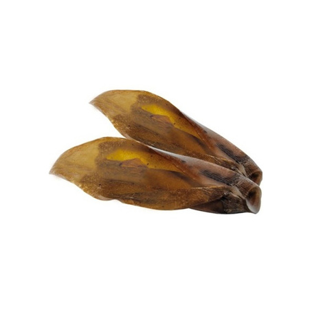 Oners Ucho wołowe ciemne z małżowiną naturalny przysmak gryzak dla psa 2 szt.