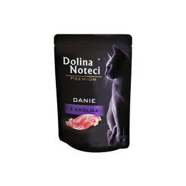 Mokra karma dla kota Dolina Noteci Premium danie z królika 85 g