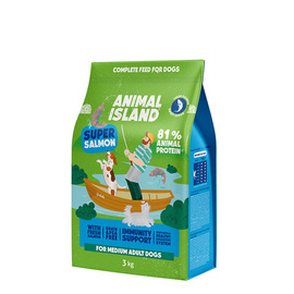 Animal Island Sucha karma dla psa z łososiem 3 kg