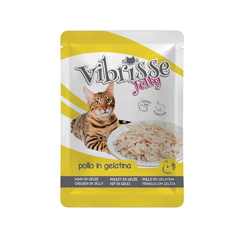 Vibrisse Jelly mokra karma dla kota w galarecie kurczak 70 g