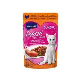 Karma mokra dla kota w saszetce Vitakraft Poésie Junior Indyk 85g