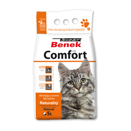 Super Benek Comfort Żwirek dla kotów Naturalny 5 l