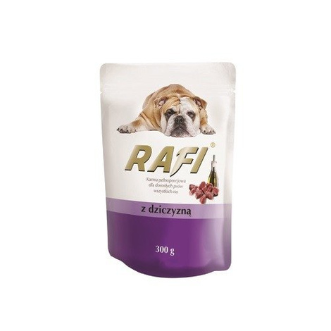 Mokra karma dla psa Rafi z dziczyzną saszetka 300 g