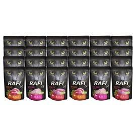 Mokra karma dla kota MIX Rafi Cat Adult Mix 24 x 100 g