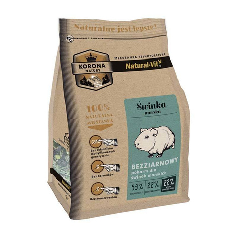 Pokarm dla świnki Certech Korona Natury Mieszanka - Świnka morska 750g