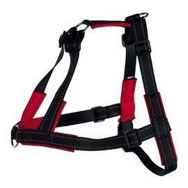 Trixie Lead'n'Walk Soft szelki treningowe czarne S-M 45-70 cm / 25 mm