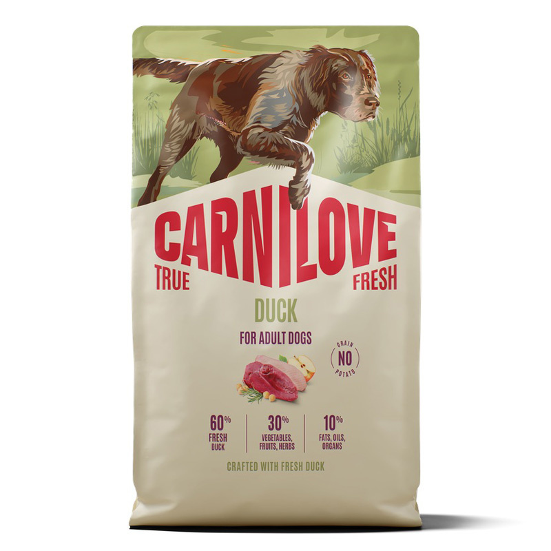 Carnilove True Fresh Dog Adult Karma sucha dla psów z kaczką 4 kg