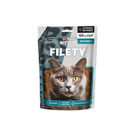 Pan Mięsko przysmak dla kota Filety Makrela 100 g
