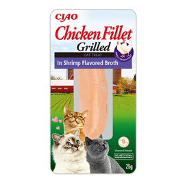 Inaba Cat Chicken Fillet Przysmak dla kota Grillowany filet z kurczaka w bulionie z krewetek 25 g