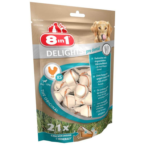Przysmak 8in1 Delights Pro Dental Bones XS 21 szt