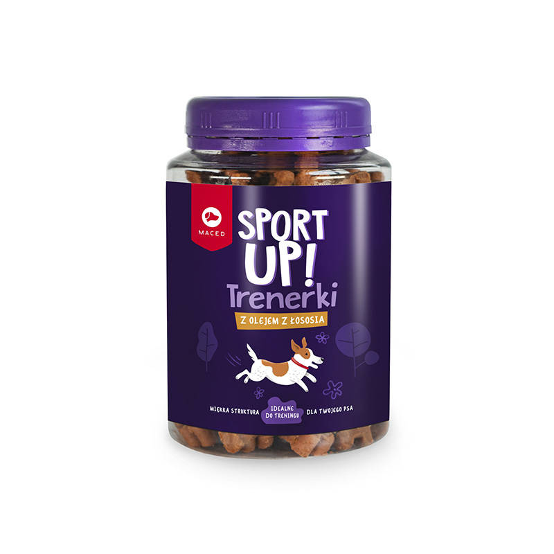 Maced Sport UP Trenerki z olejem z łososia przysmak dla psa 300 g