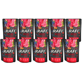Mokra karma dla psa Rafi z wołowiną zestaw 10 x 300 g
