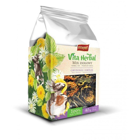 Vitapol Vita Herbal Przysmak dla gryzoni i królików mix ziołowy 40 g