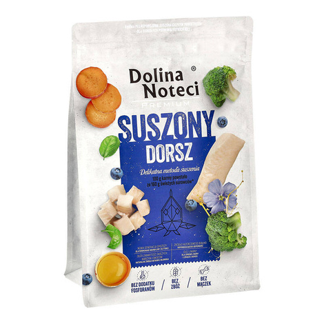 Karma suszona dla psa Dolina Noteci Premium dorsz 3 kg