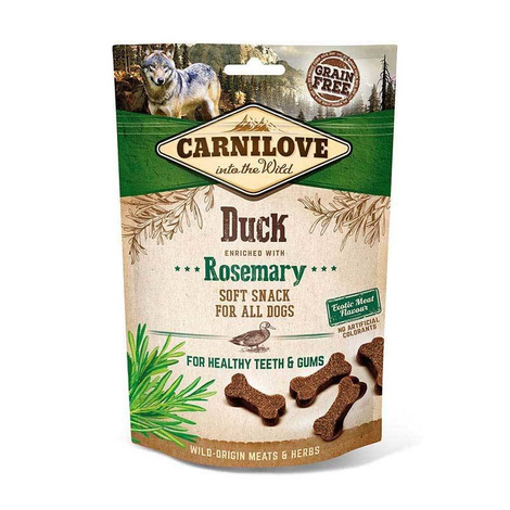Carnilove Snack Dog Soft przysmak dla psa kaczka z rozmarynem 200g
