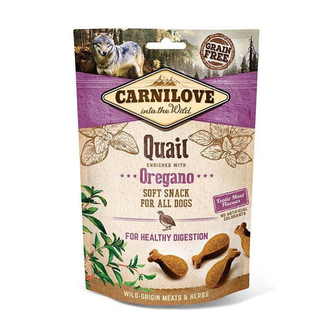 Carnilove Snack Dog Soft przysmak dla psa przepiórka z Oregano 200 g