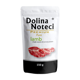 Mokra karma dla psa alergika Dolina Noteci Premium Pure bogata w jagnięcinę saszetka 150 g