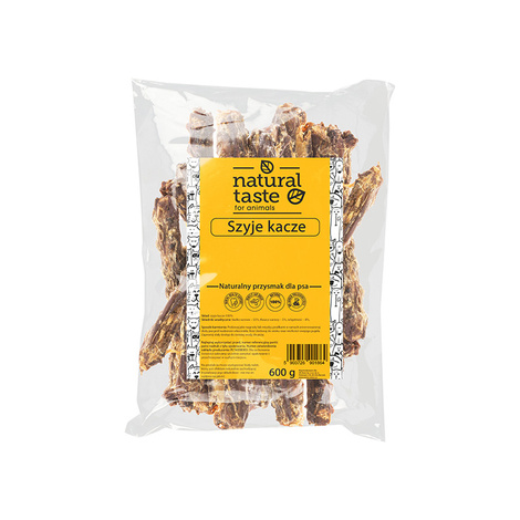Natural Taste naturalny przysmak gryzaki dla psa szyje kacze 600 g