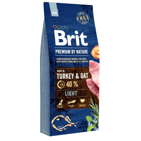 Karma sucha Brit Premium by Nature Light 15 kg